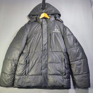 A/X Armani Exchange Winter Puffer Jacket boys youth size 3XL anthracite grey